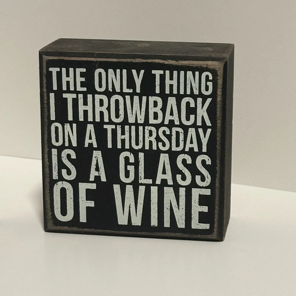 Decorative Wine Quote Signs